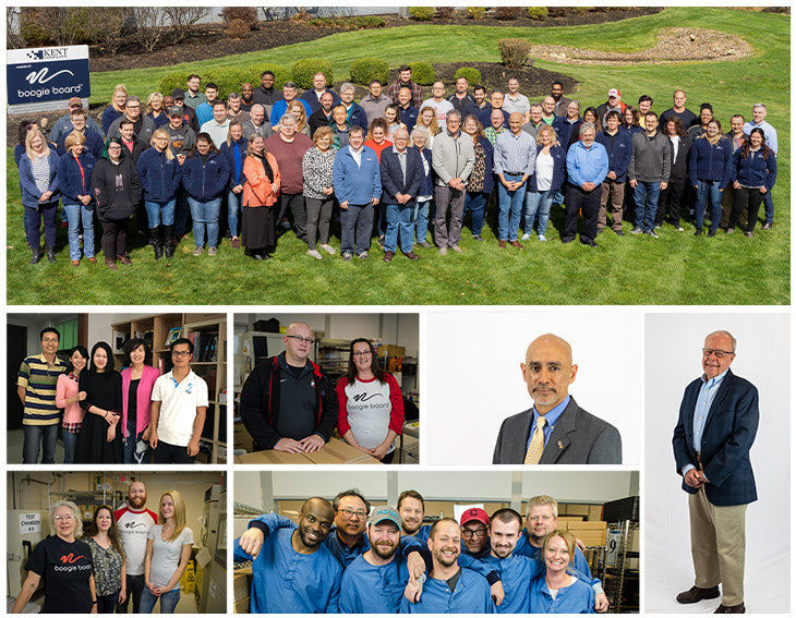 Collage of Kent Displays Employees featuring Asad Khan and Bill Doane