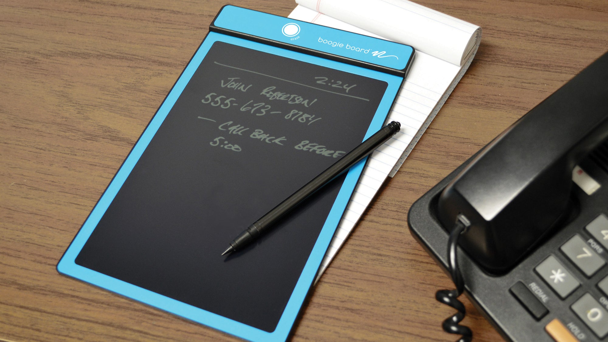 Cyan Basics on an office desk