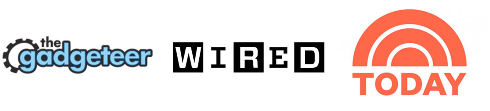 Logos - The Gadgeteer, Wired, Today Show