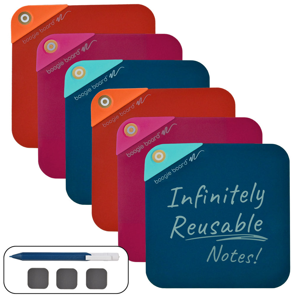 VersaNotes™ Reusable Notes 4X4 6 Pack