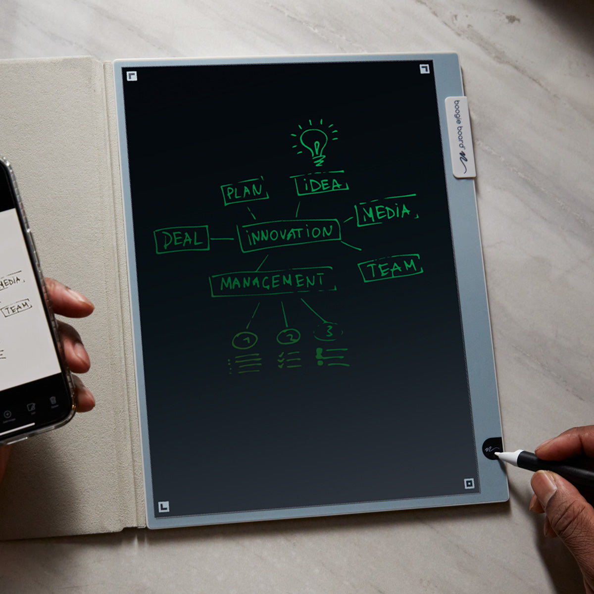 Image of Blackboard 2.0 Smart Pen set in use