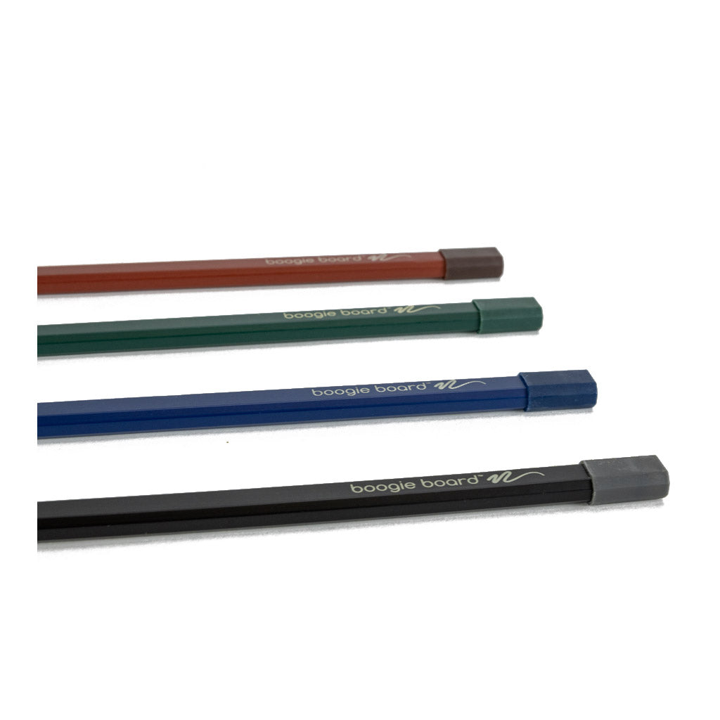 VersaPencil Stylus tail end of each color shown view of logo and magnet