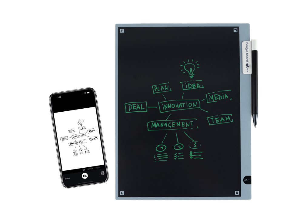 Image of Blackboard 2.0 Smart Scan product and iPhone
